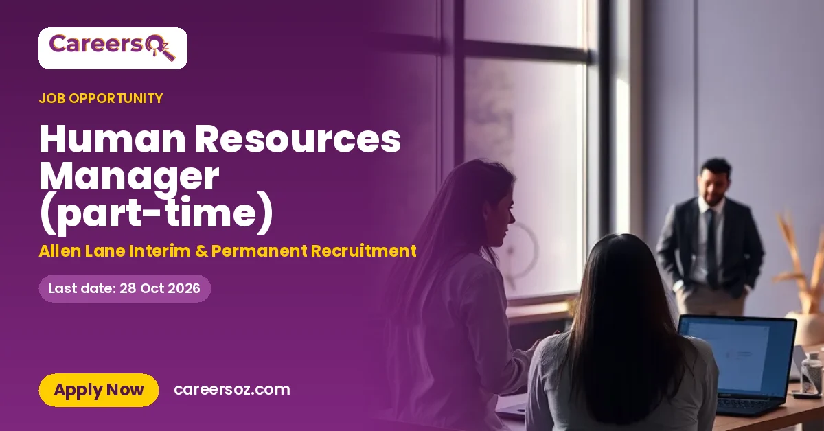 Human Resources Manager (part-time) – Allen Lane Interim & Permanent Recruitment