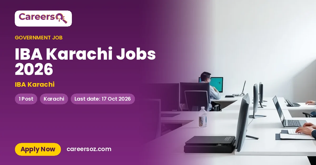 IBA Karachi Jobs 2026 – IBA Karachi