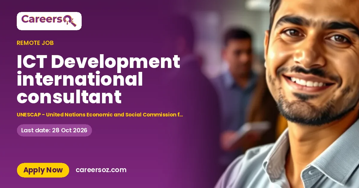 ICT Development international consultant – UNESCAP - United Nations Economic and Social Commission for Asia and the Pacific