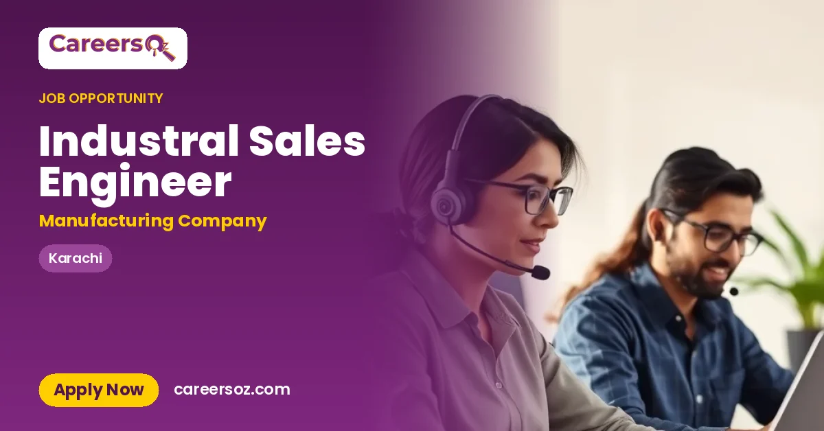 Industral Sales Engineer – Manufacturing Company