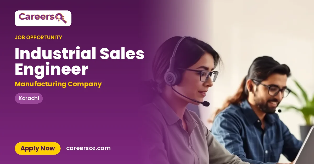 Industrial Sales Engineer – Manufacturing Company