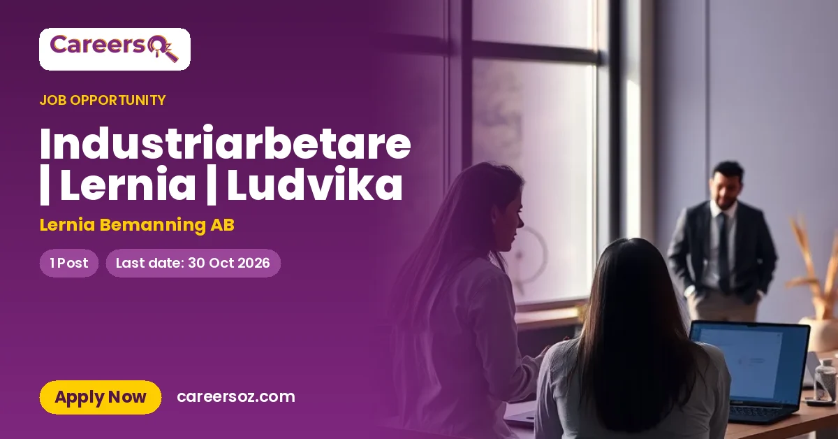Industriarbetare | Lernia | Ludvika – Lernia Bemanning AB