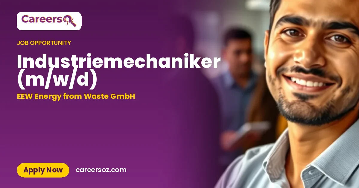 Industriemechaniker (m/w/d) – EEW Energy from Waste GmbH