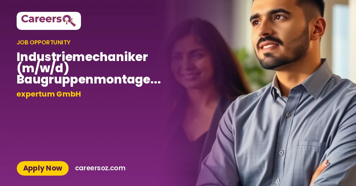 Industriemechaniker (m/w/d) Baugruppenmontage | Kran- und Hebetechnik | Düsseldorf – expertum GmbH