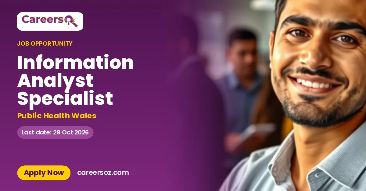 Information Analyst Specialist – Public Health Wales
