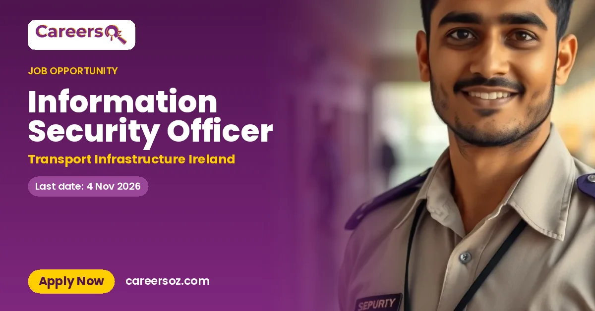 Information Security Officer – Transport Infrastructure Ireland
