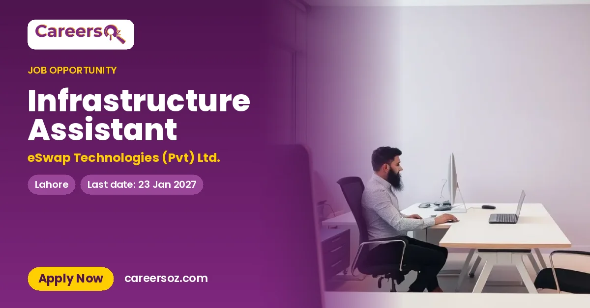 Infrastructure Assistant – eSwap Technologies (Pvt) Ltd.