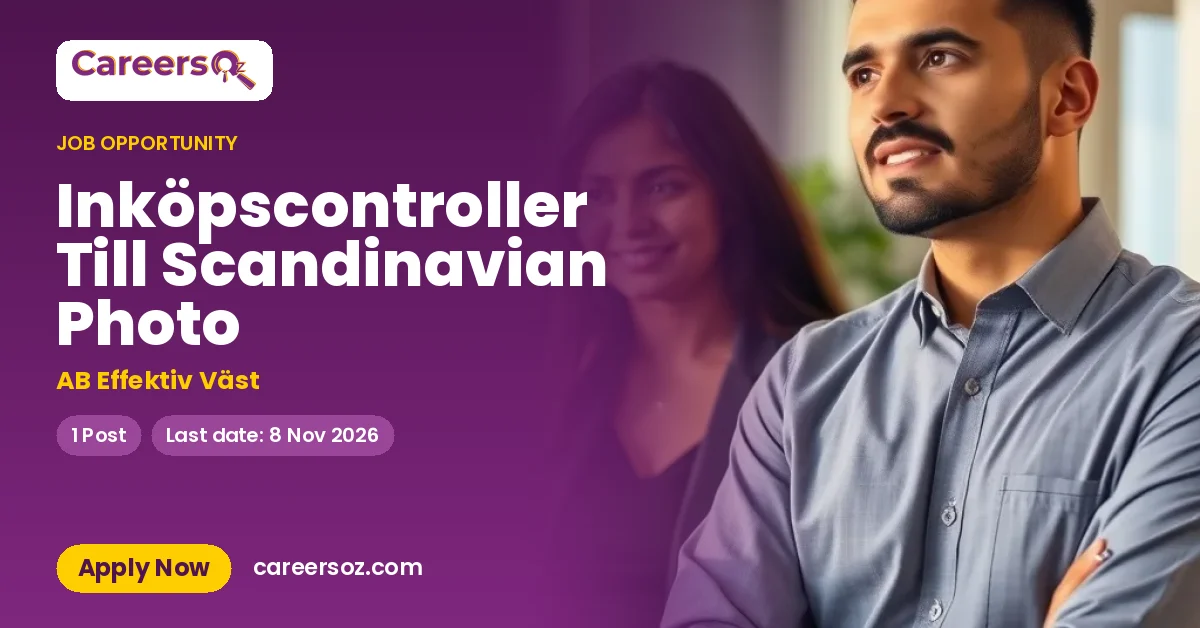 Inköpscontroller Till Scandinavian Photo – AB Effektiv Väst