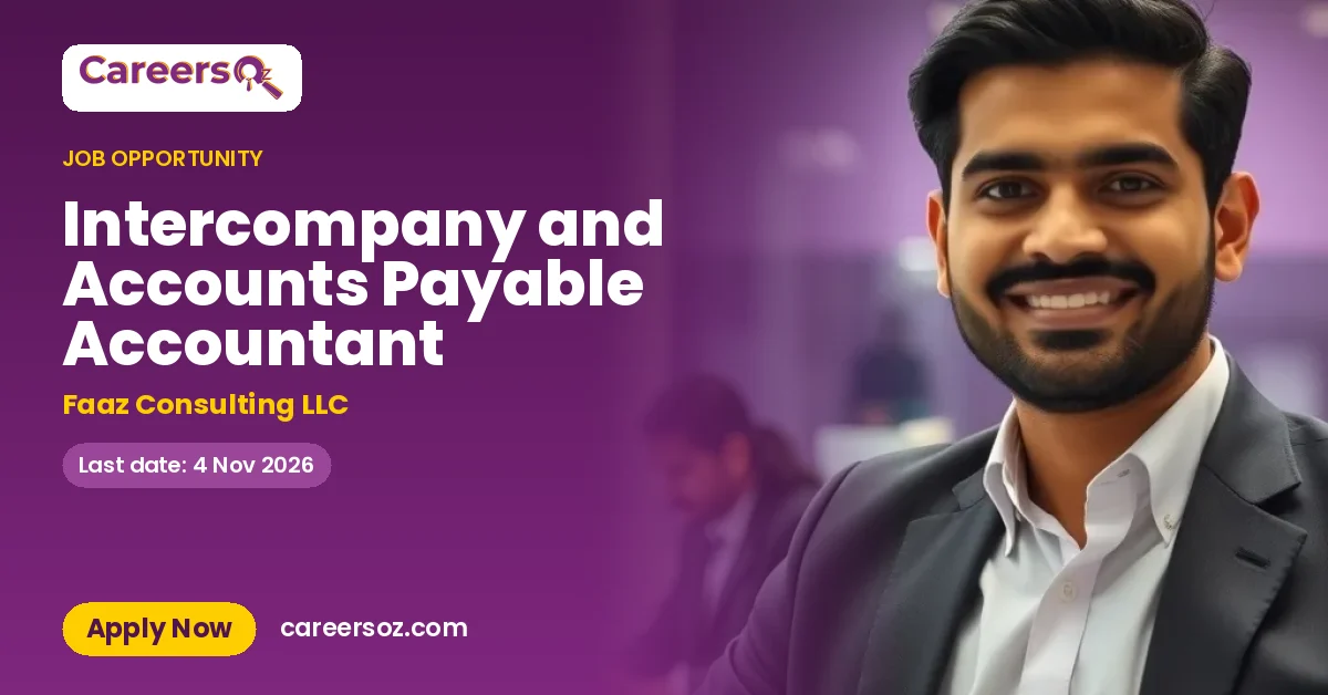 Intercompany and Accounts Payable Accountant – Faaz Consulting LLC