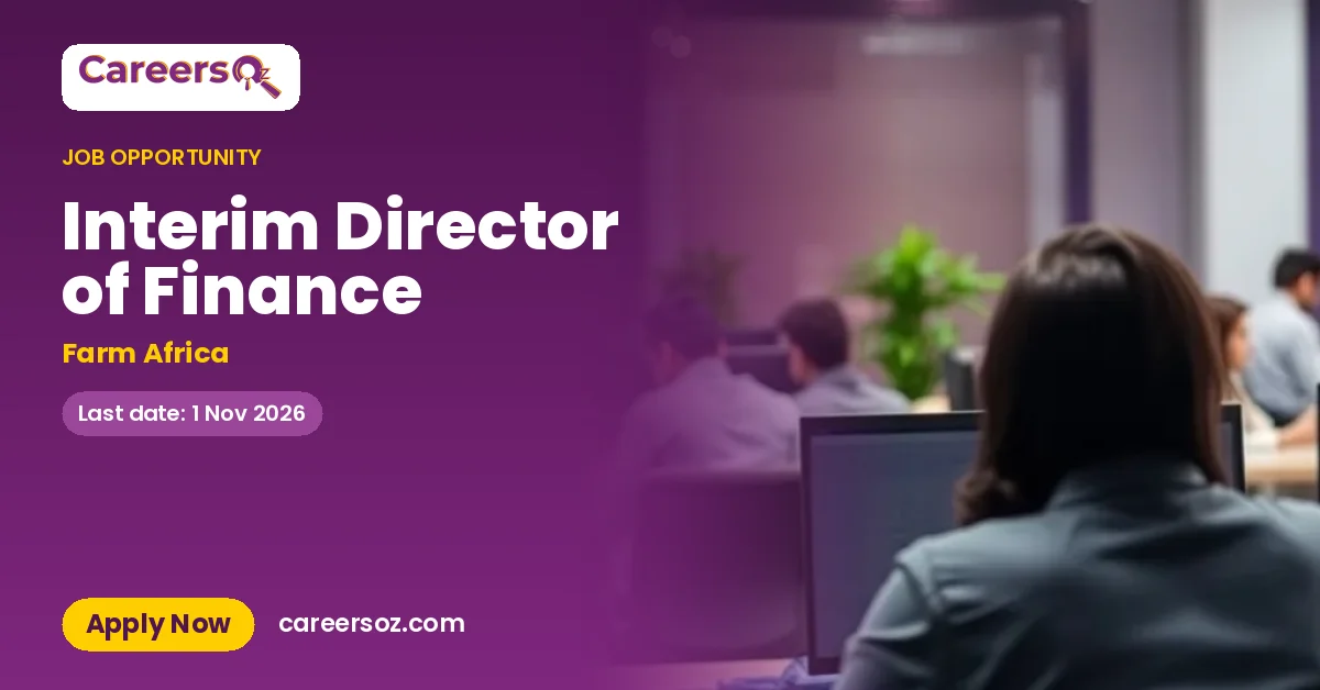 Interim Director of Finance – Farm Africa