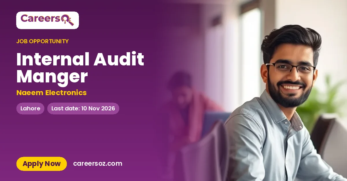 Internal Audit Manger – Naeem Electronics