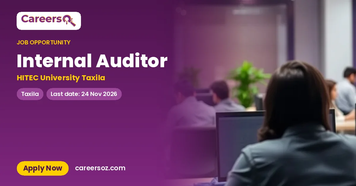 Internal Auditor – HITEC University Taxila