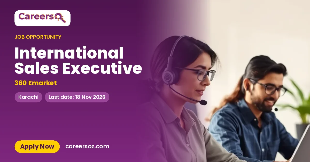 International Sales Executive – 360 Emarket