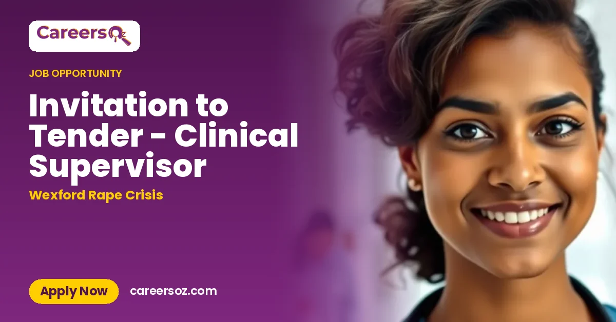 Invitation to Tender - Clinical Supervisor – Wexford Rape Crisis