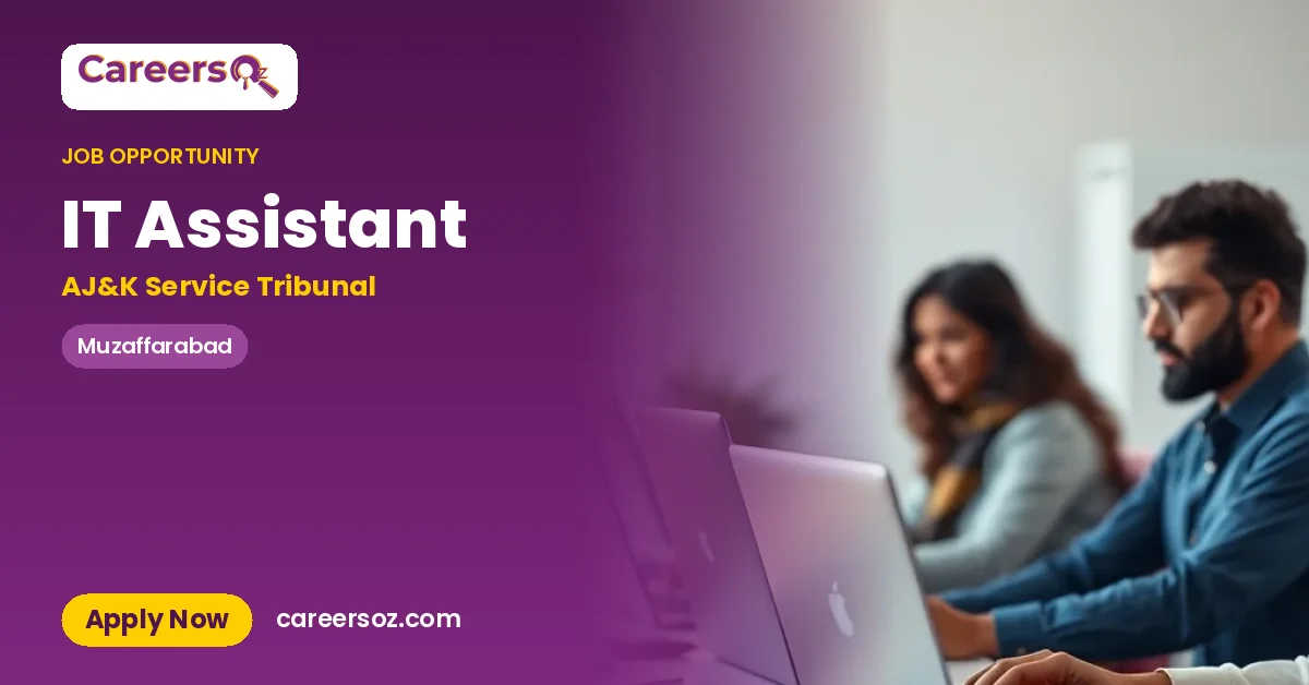 IT Assistant – AJ&K Service Tribunal