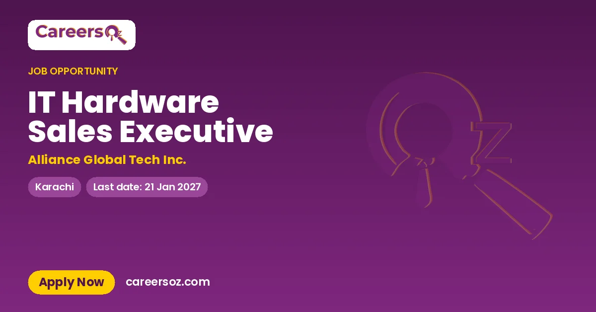 IT Hardware Sales Executive – Alliance Global Tech Inc.