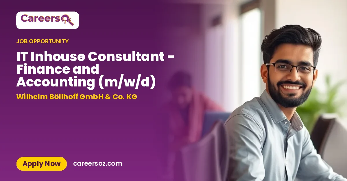 IT Inhouse Consultant - Finance and Accounting (m/w/d) – Wilhelm Böllhoff GmbH & Co. KG