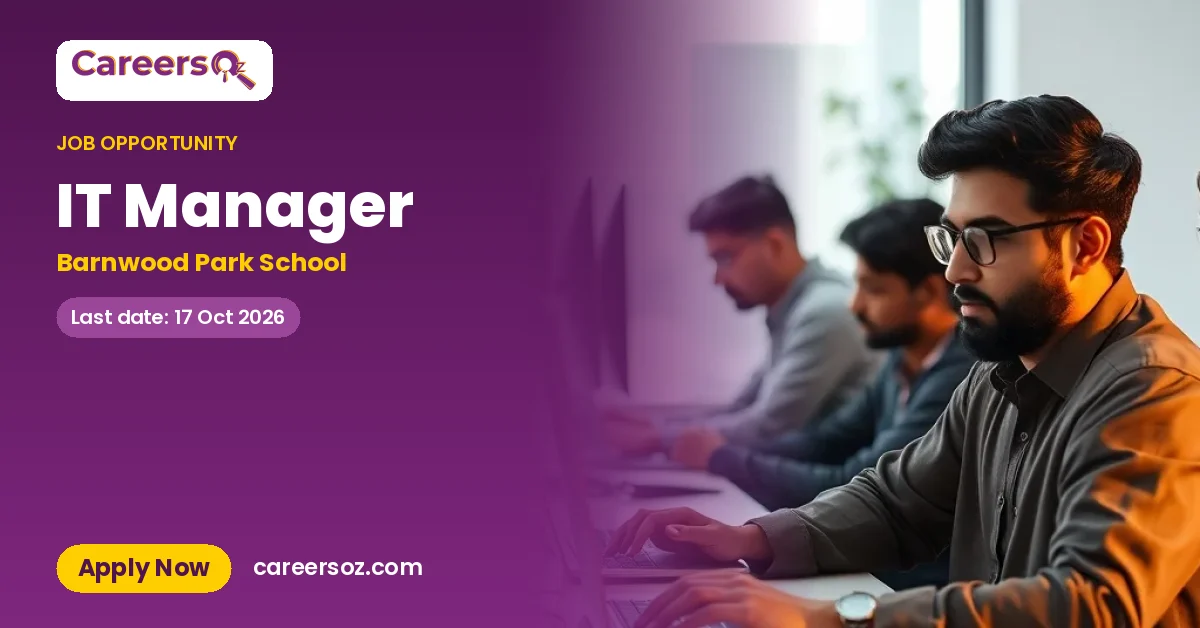 IT Manager – Barnwood Park School