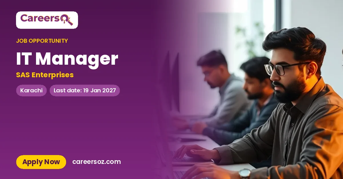 IT Manager – SAS Enterprises