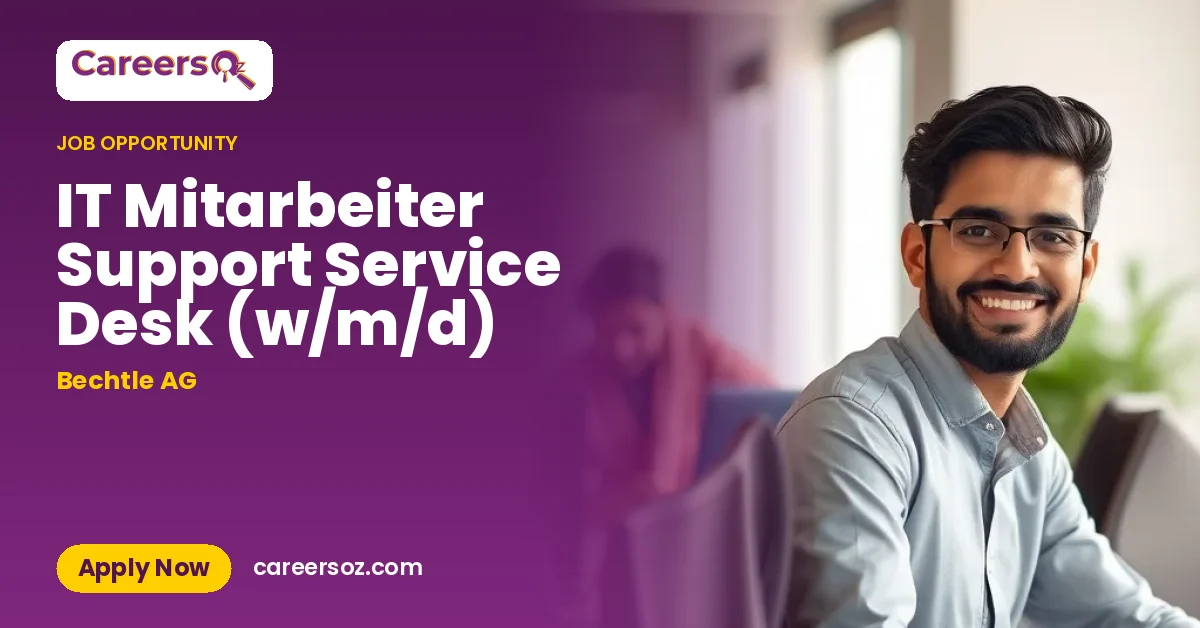 IT Mitarbeiter Support Service Desk (w/m/d) – Bechtle AG