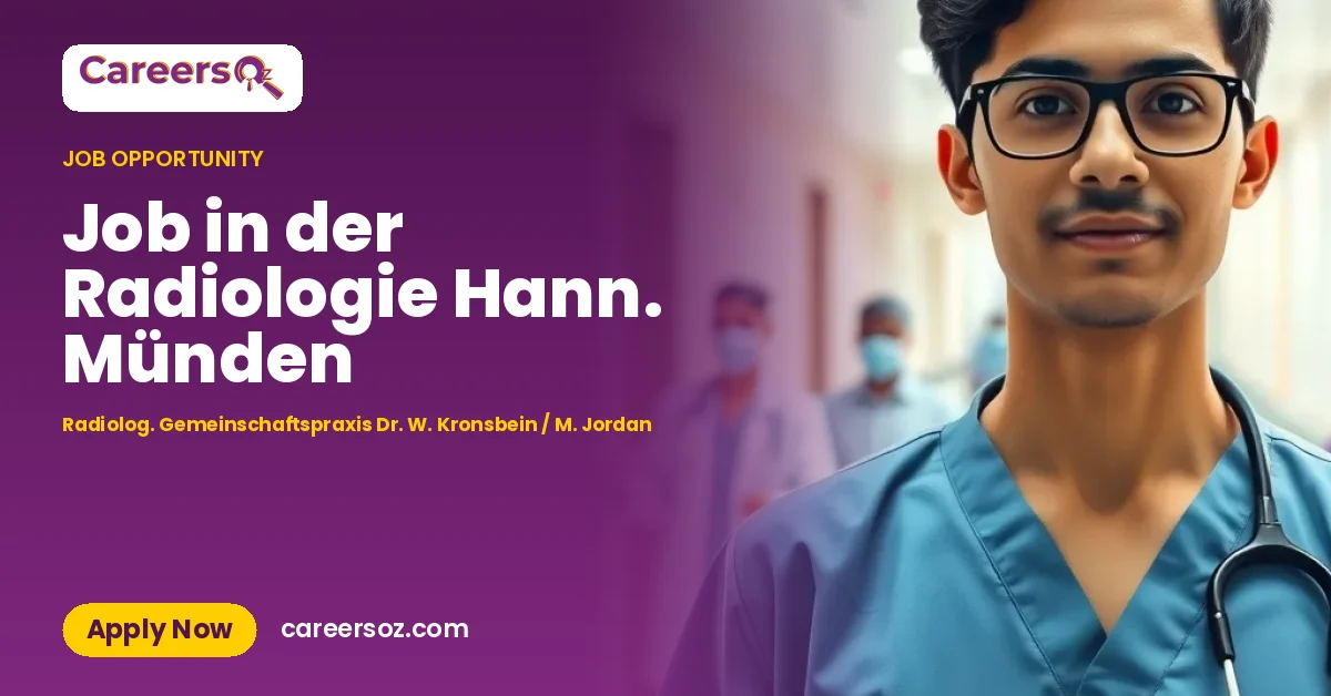 Job in der Radiologie Hann. Münden – Radiolog. Gemeinschaftspraxis Dr. W. Kronsbein / M. Jordan