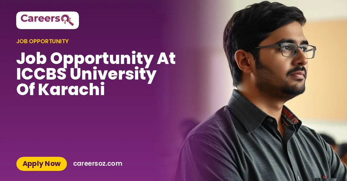 Job Opportunity At ICCBS University Of Karachi