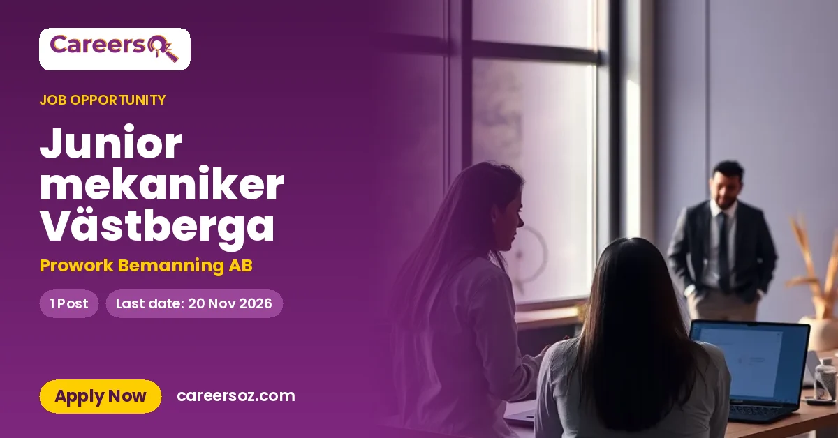 Junior mekaniker Västberga – Prowork Bemanning AB