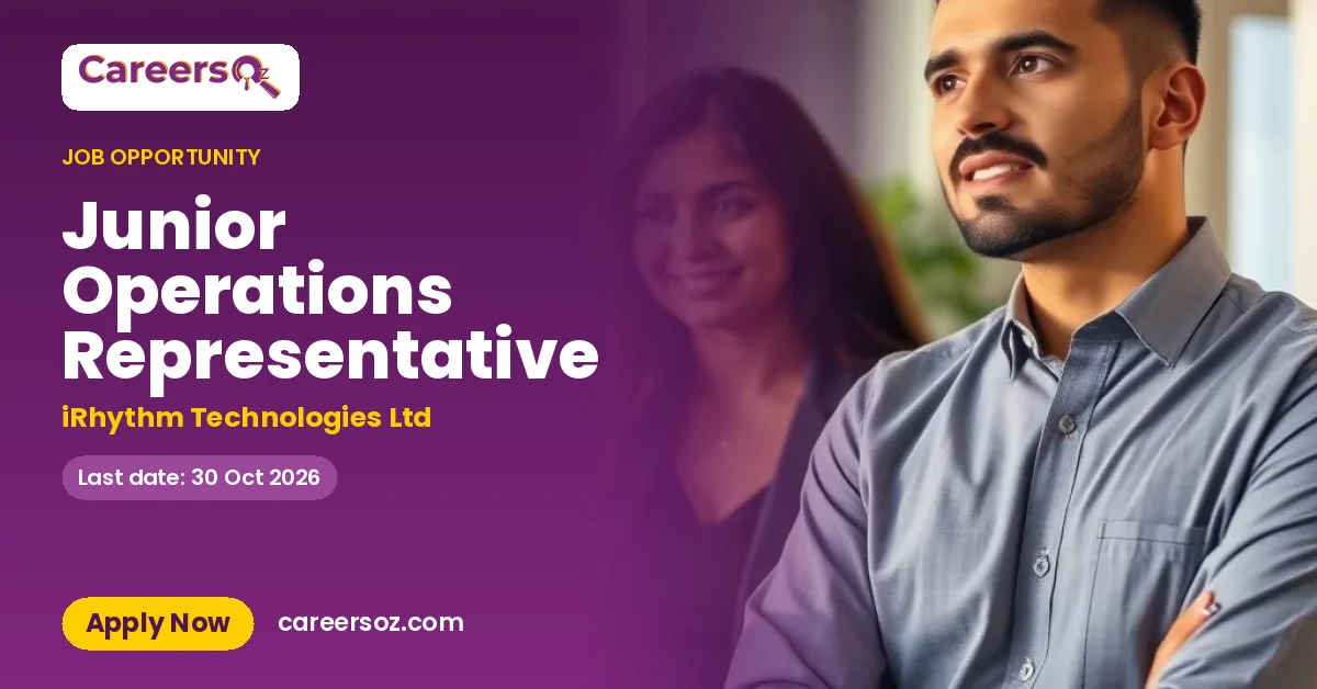 Junior Operations Representative – iRhythm Technologies Ltd