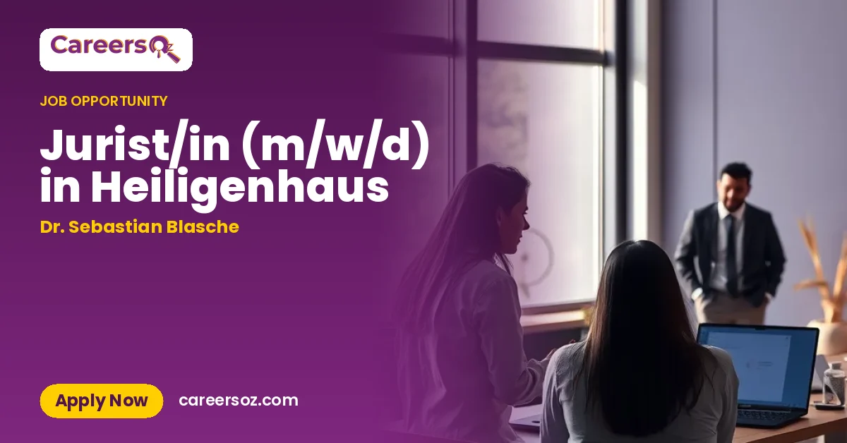 Jurist/in (m/w/d) in Heiligenhaus – Dr. Sebastian Blasche