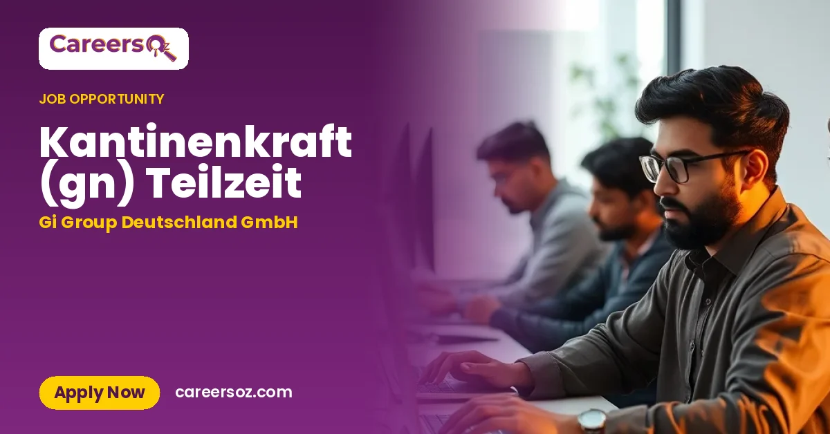 Kantinenkraft (gn) Teilzeit – Gi Group Deutschland GmbH