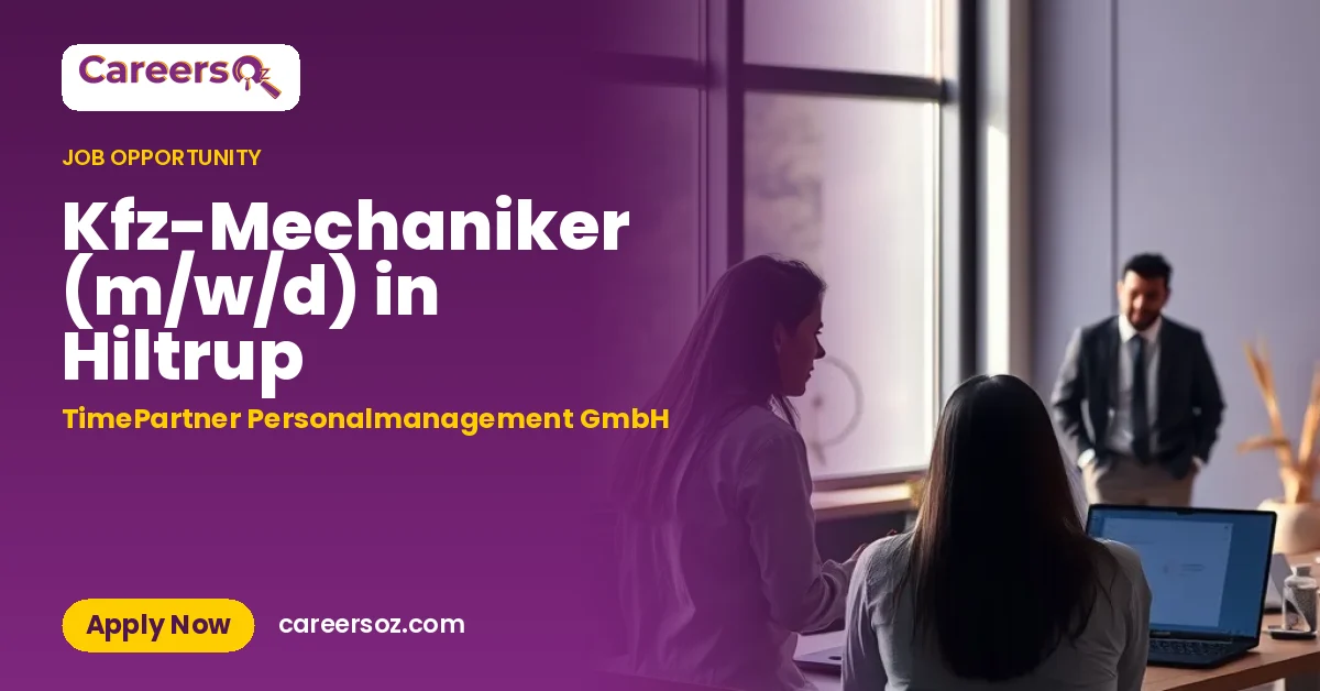 Kfz-Mechaniker (m/w/d) in Hiltrup – TimePartner Personalmanagement GmbH