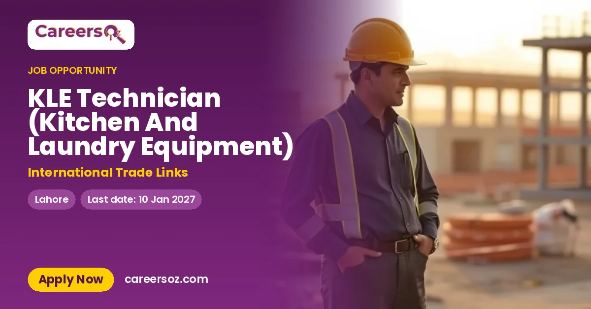 KLE Technician (Kitchen And Laundry Equipment) – International Trade Links