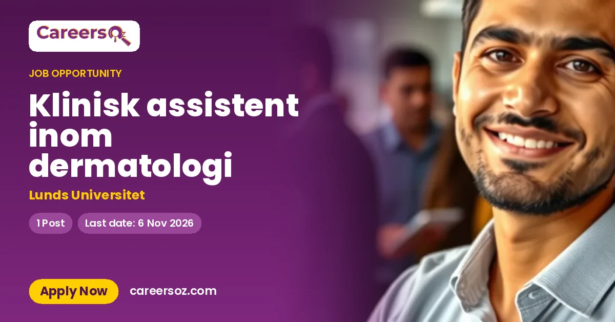 Klinisk assistent inom dermatologi – Lunds Universitet