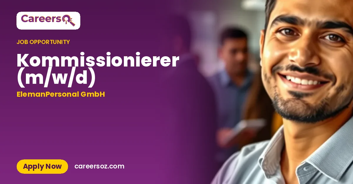 Kommissionierer (m/w/d) – ElemanPersonal GmbH