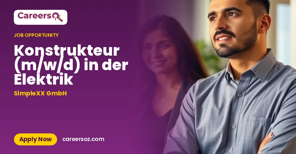 Konstrukteur (m/w/d) in der Elektrik – SimpleXX GmbH