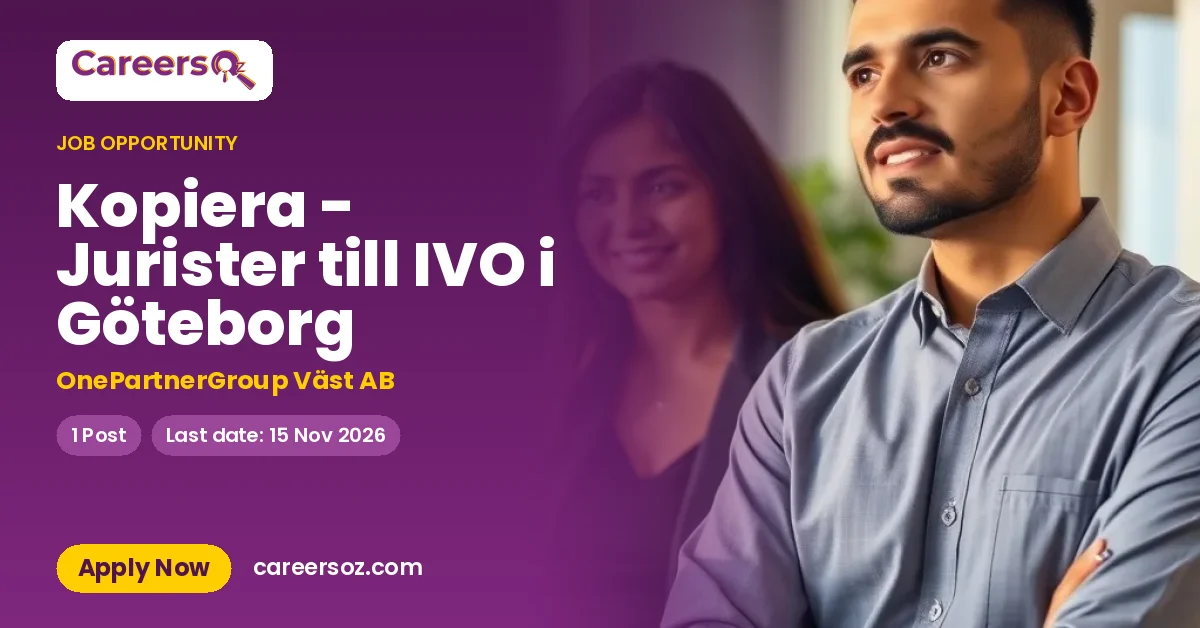 Kopiera - Jurister till IVO i Göteborg – OnePartnerGroup Väst AB