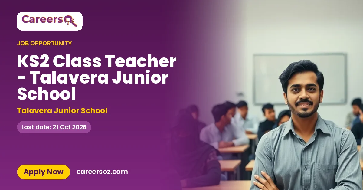 KS2 Class Teacher - Talavera Junior School – Talavera Junior School