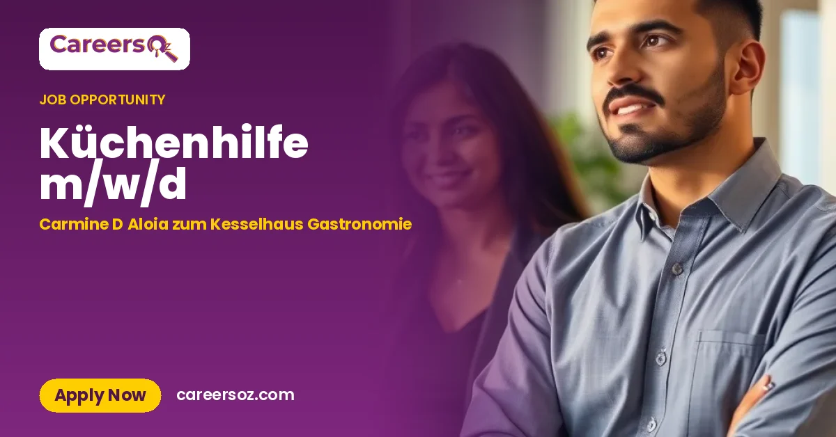 Küchenhilfe m/w/d – Carmine D Aloia zum Kesselhaus Gastronomie