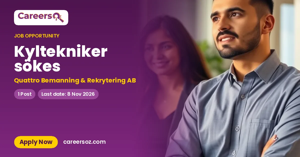 Kyltekniker sökes – Quattro Bemanning & Rekrytering AB