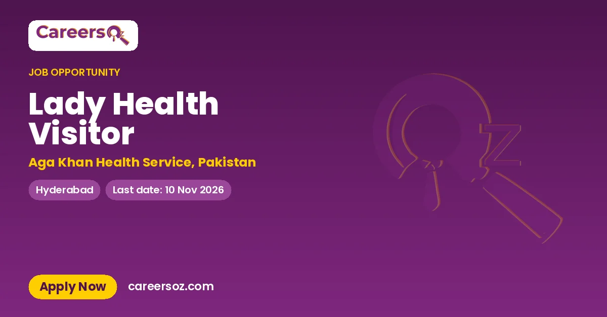 Lady Health Visitor – Aga Khan Health Service, Pakistan