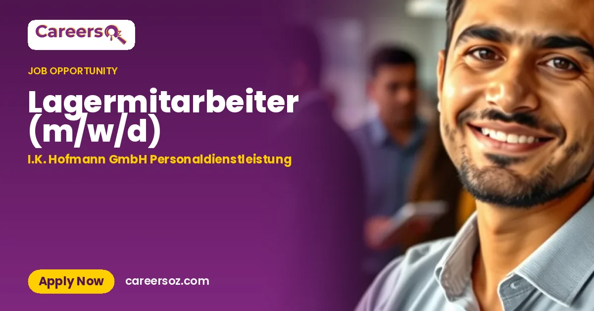 Lagermitarbeiter (m/w/d) – I.K. Hofmann GmbH Personaldienstleistung