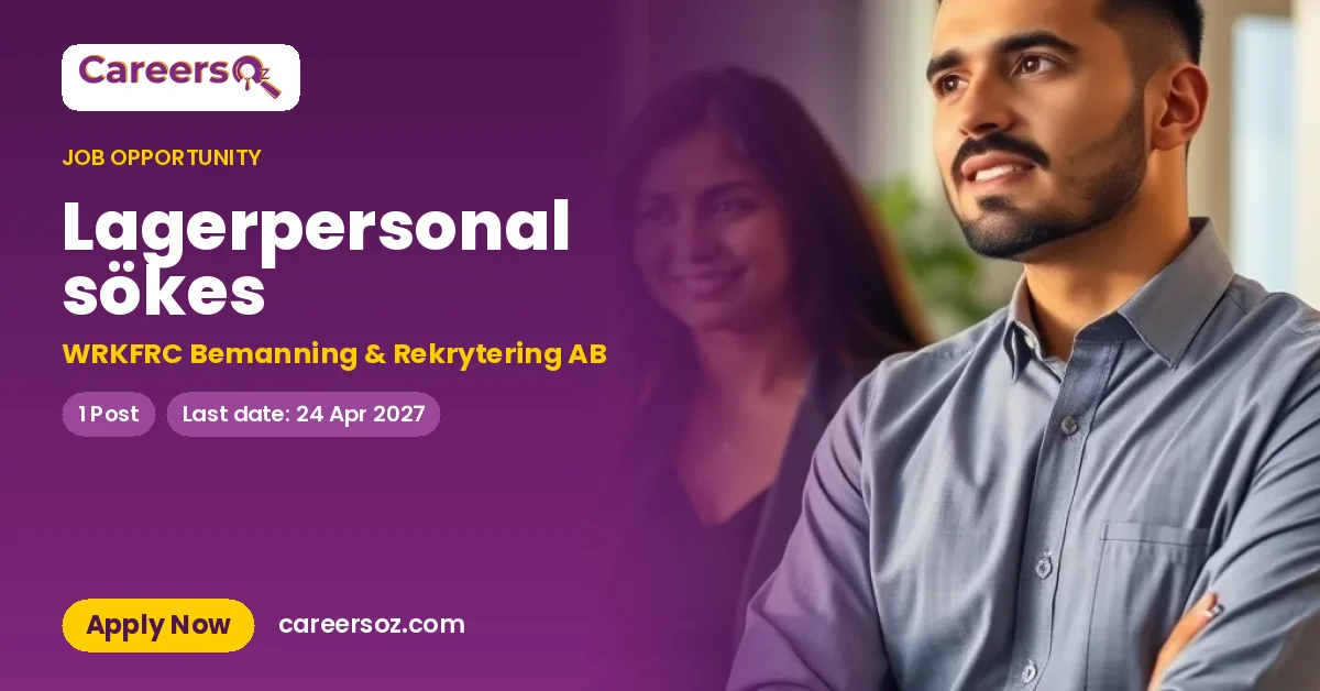 Lagerpersonal sökes – WRKFRC Bemanning & Rekrytering AB