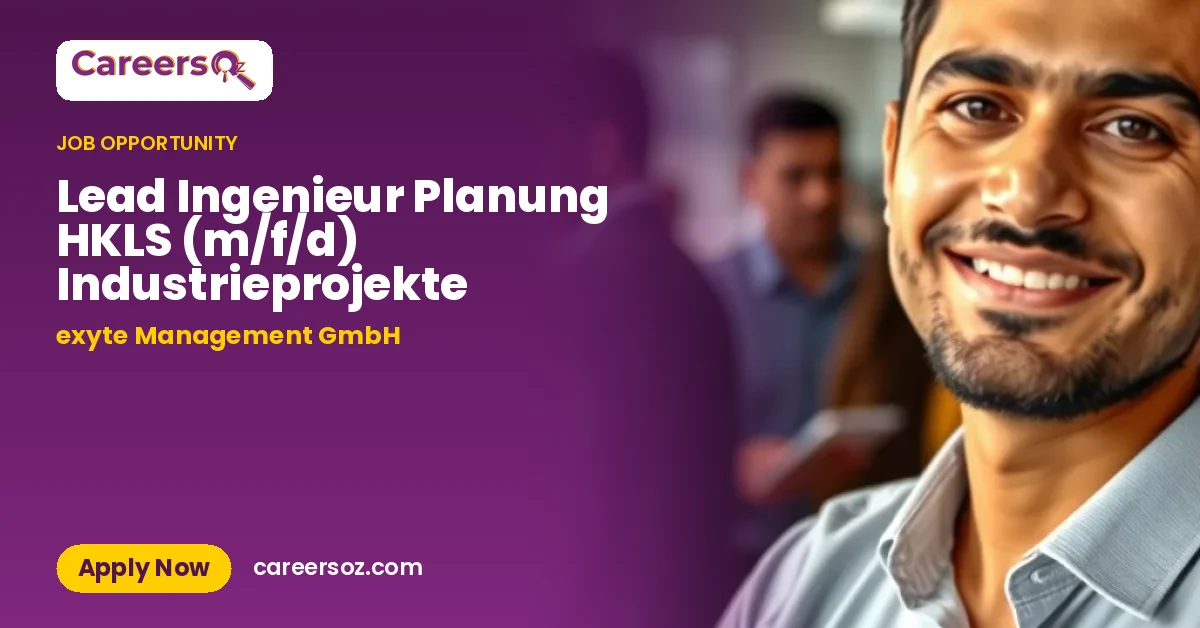 Lead Ingenieur Planung HKLS (m/f/d) Industrieprojekte – exyte Management GmbH