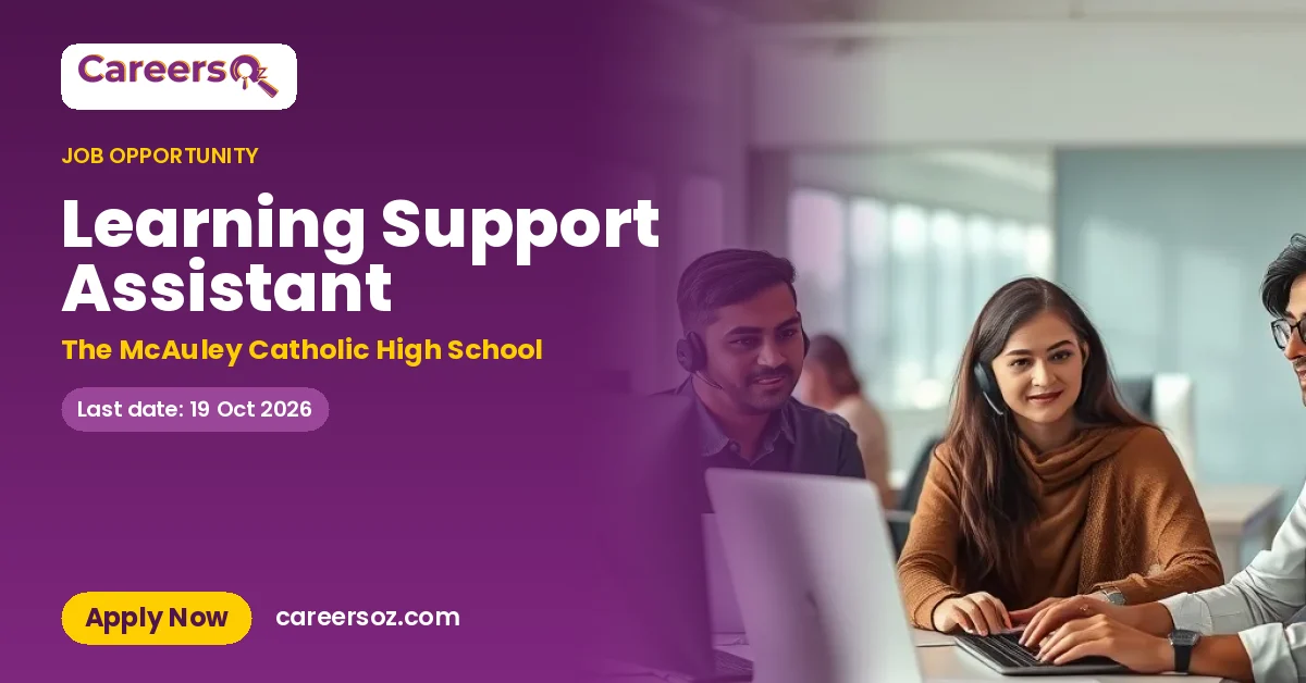 Learning Support Assistant – The McAuley Catholic High School