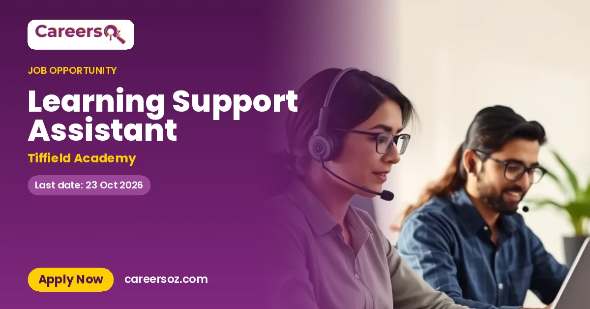Learning Support Assistant – Tiffield Academy
