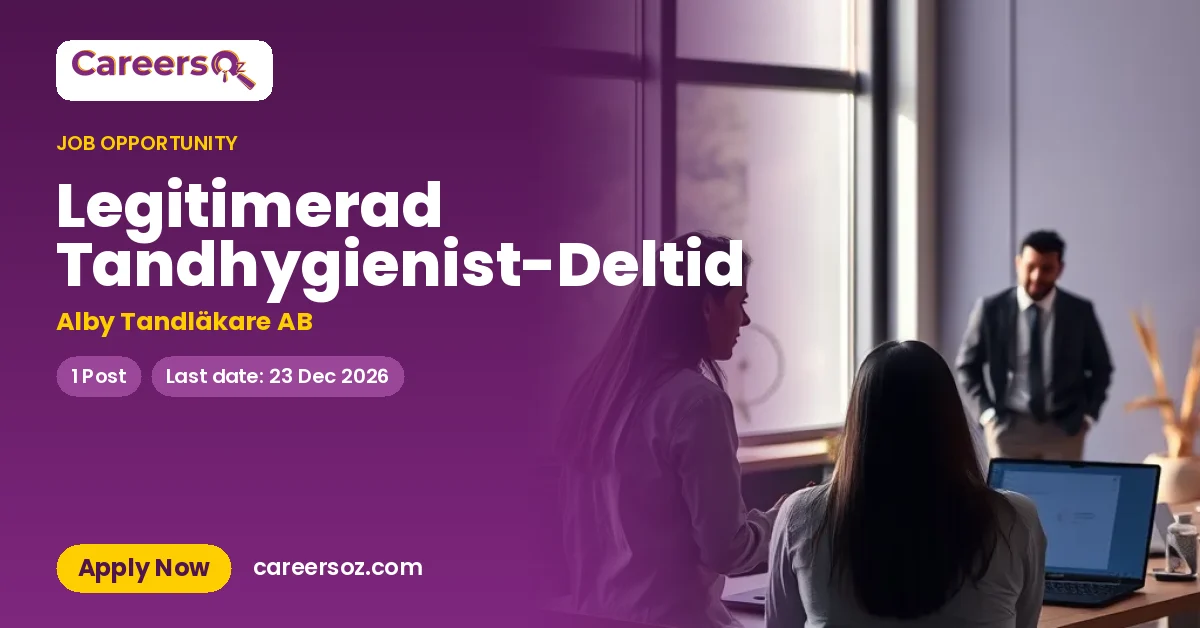 Legitimerad Tandhygienist-Deltid – Alby Tandläkare AB
