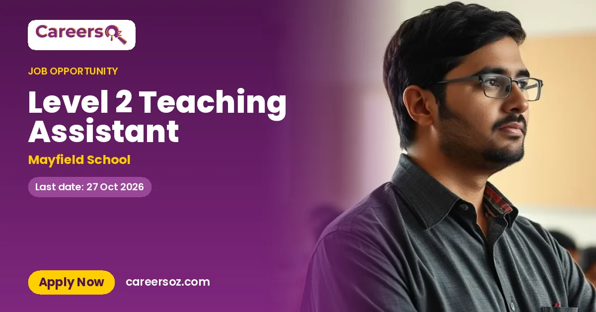 Level 2 Teaching Assistant – Mayfield School
