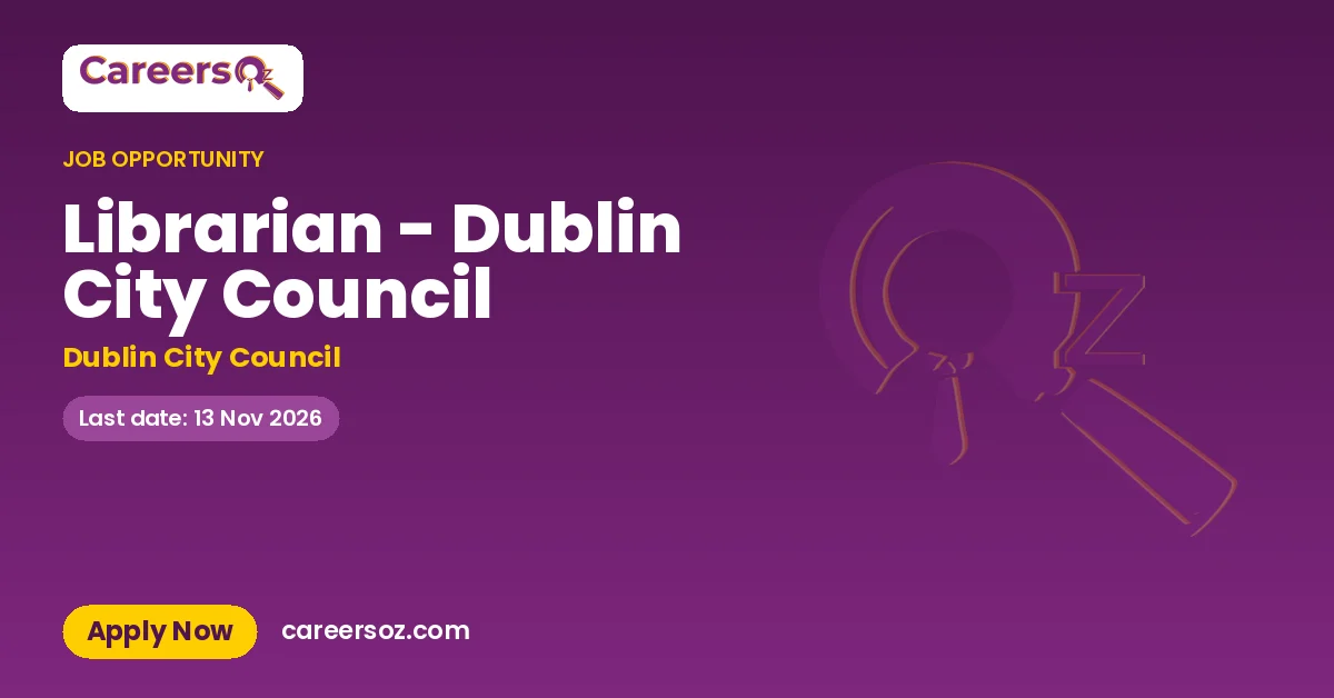 Librarian - Dublin City Council – Dublin City Council