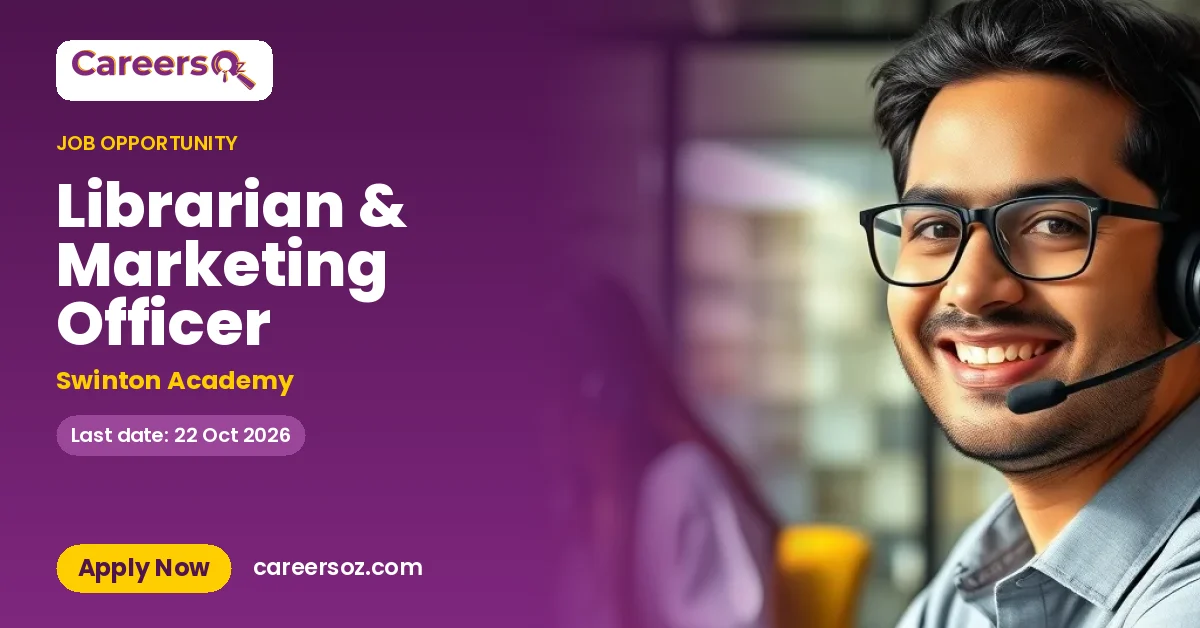 Librarian & Marketing Officer – Swinton Academy