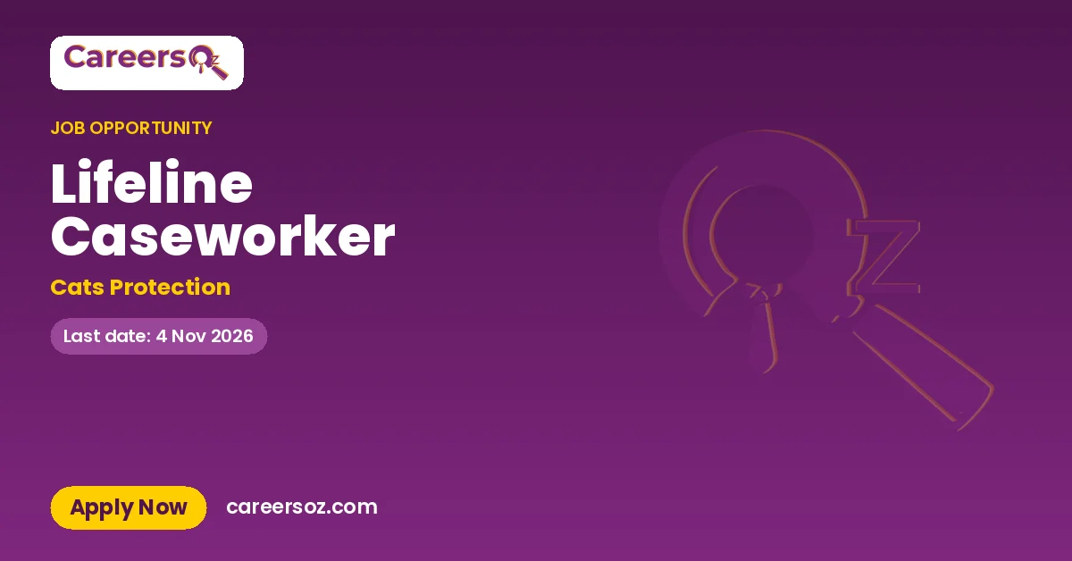 Lifeline Caseworker – Cats Protection